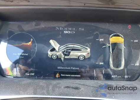 2015 Tesla Model S 70D/85D/P85D from USA, damaged, VIN 5YJSA1E25FF115077